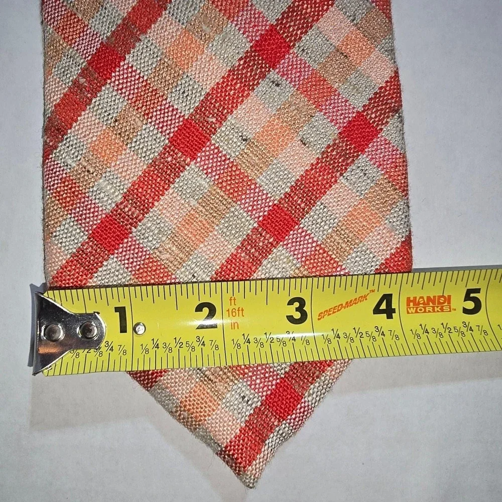 Vintage‎ Orange & Red Robert Steward Dayton's Neck Tie